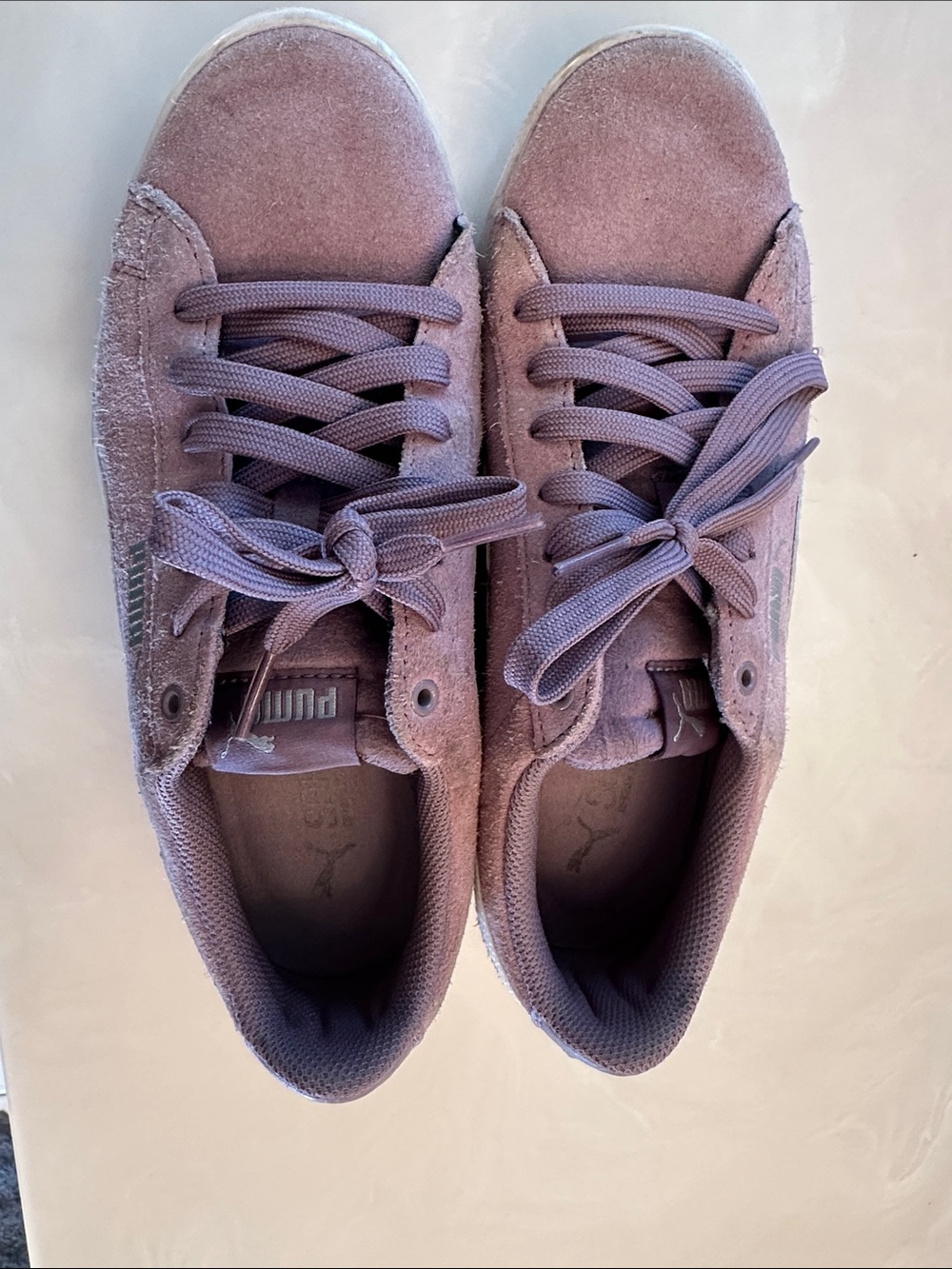 PUMA Women's Suede Sneakers in Dusty Lavender